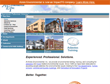 Tablet Screenshot of amesenvironmental.com